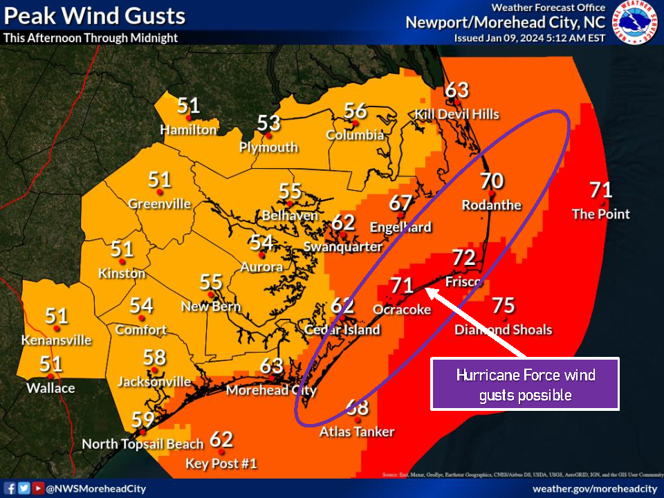 Weather Updates North Topsail Beach North Carolina