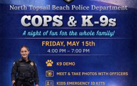 COPS & K9s event flyer