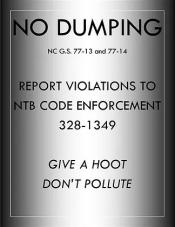 No Dumping