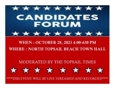 Candidates Forum Banner