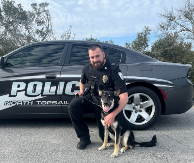 K9 Chase and his handler Sgt. O'Dwyer