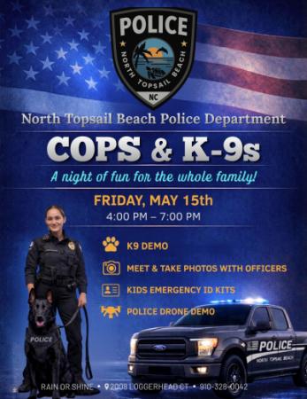 COPS & K9s event flyer