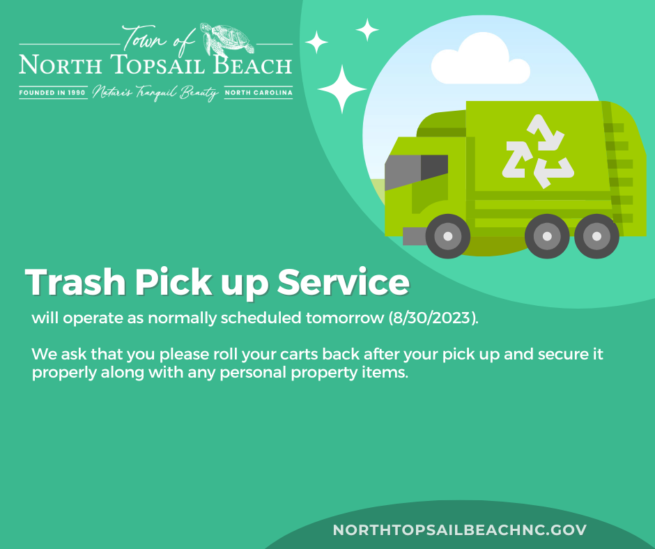 Trash Pick up Service North Topsail Beach North Carolina