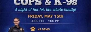 COPS & K9s event flyer